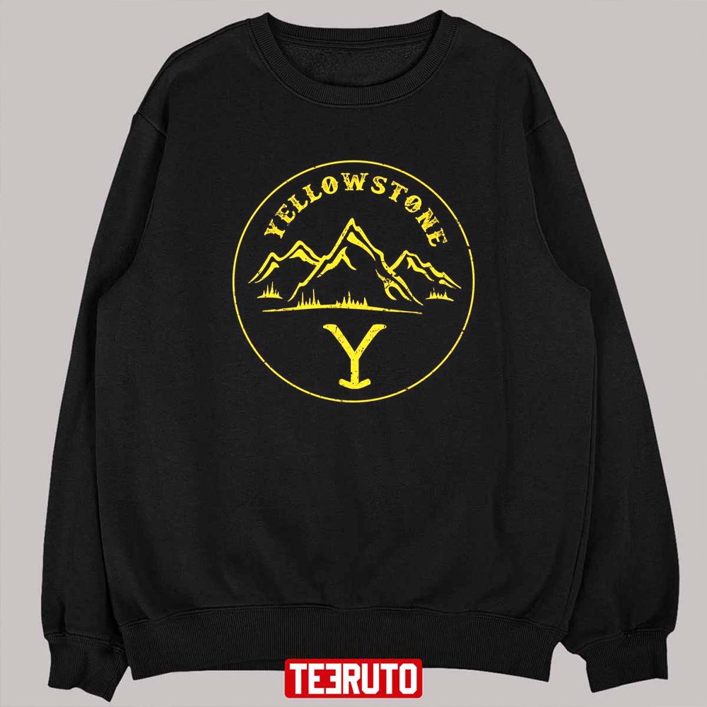 Yellow Design Yellowstone Ranch Movie Symbol Unisex Sweatshirt