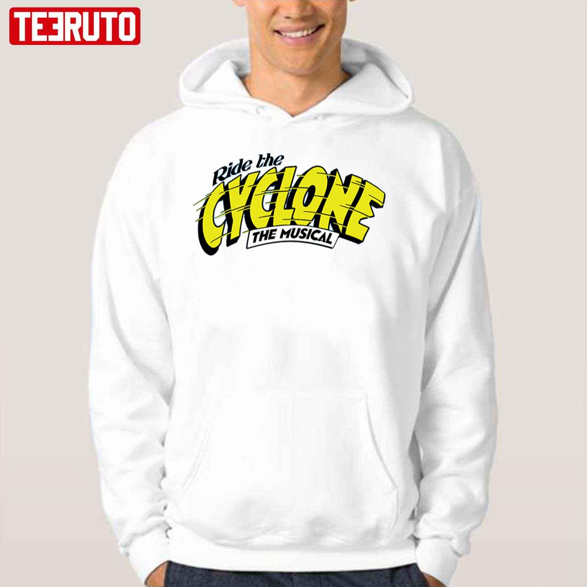 Yellow Logo The Musical Ride The Cyclone Unisex Hoodie