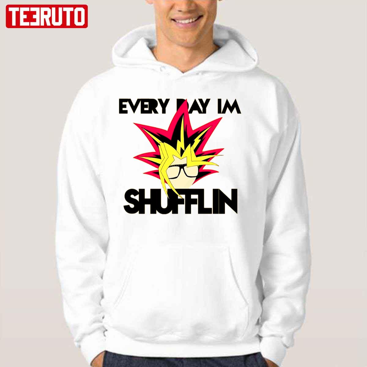 Yu Gi Oh Every Day Im Shufflin Muto Yugi Unisex Hoodie