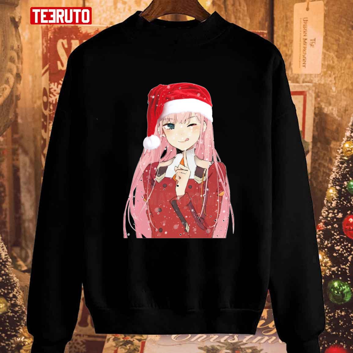 Zero Two Christmas Darling In The Franxx Unisex Sweatshirt