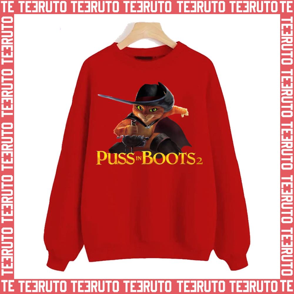 2 The Warrior Puss In Boots Unisex Sweatshirt