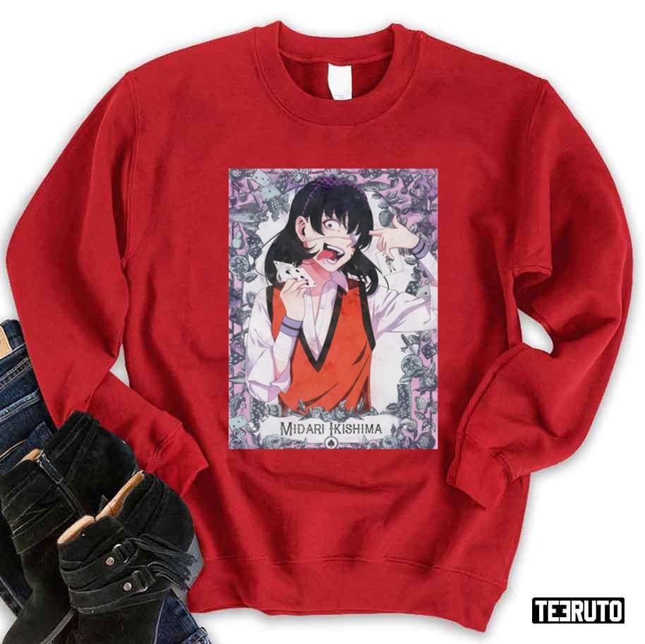 2nd Year Student Midari Ikishima Kakegurui Unisex Sweatshirt