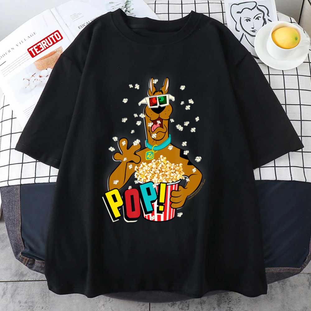 3d Popcorn Pop Scooby Doo Unisex T-Shirt