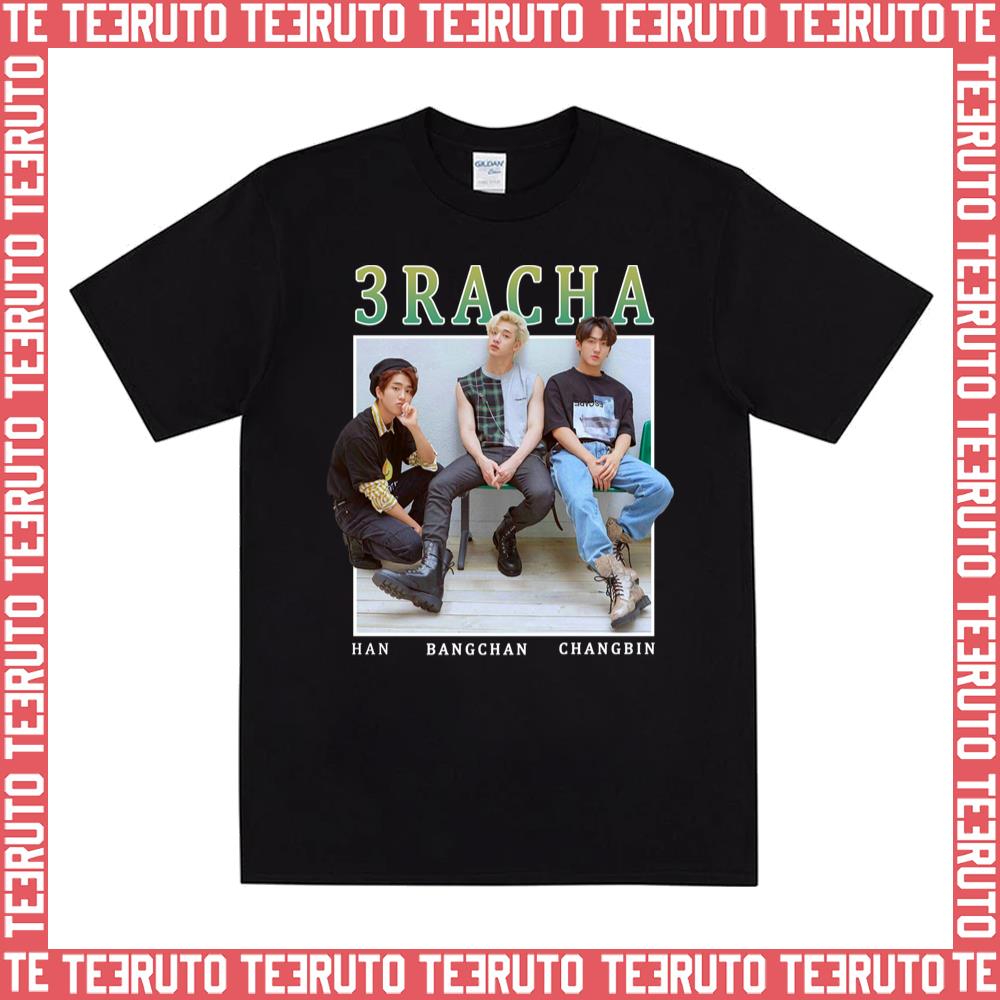 3racha Stray Kids Vintage Retro Band Style 90s Unisex T-Shirt