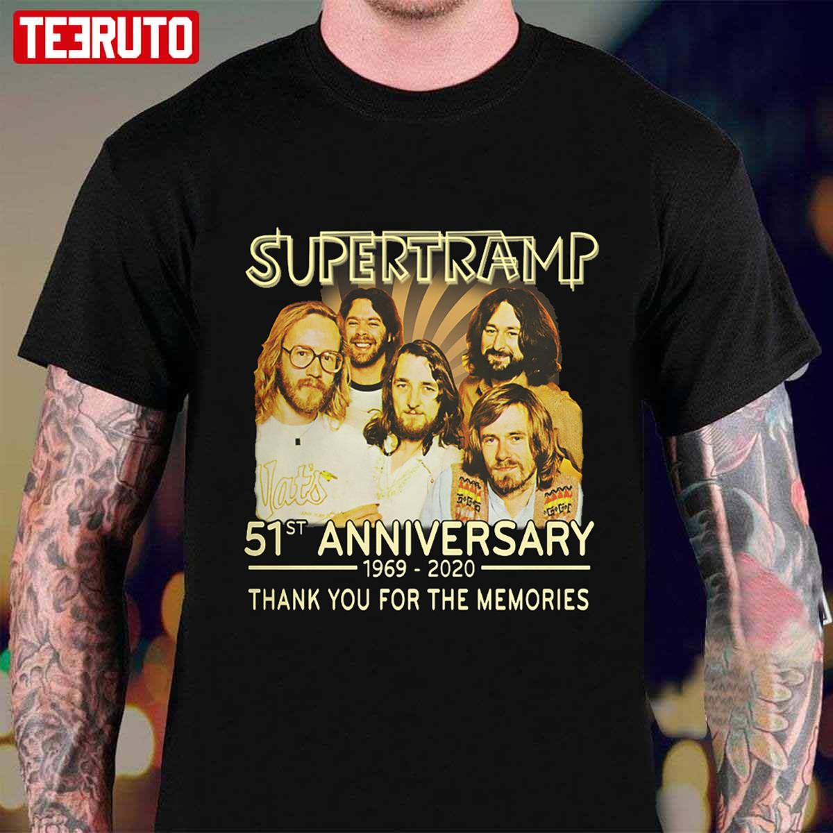 51st Anniversary Of Supertramp Unisex T-Shirt