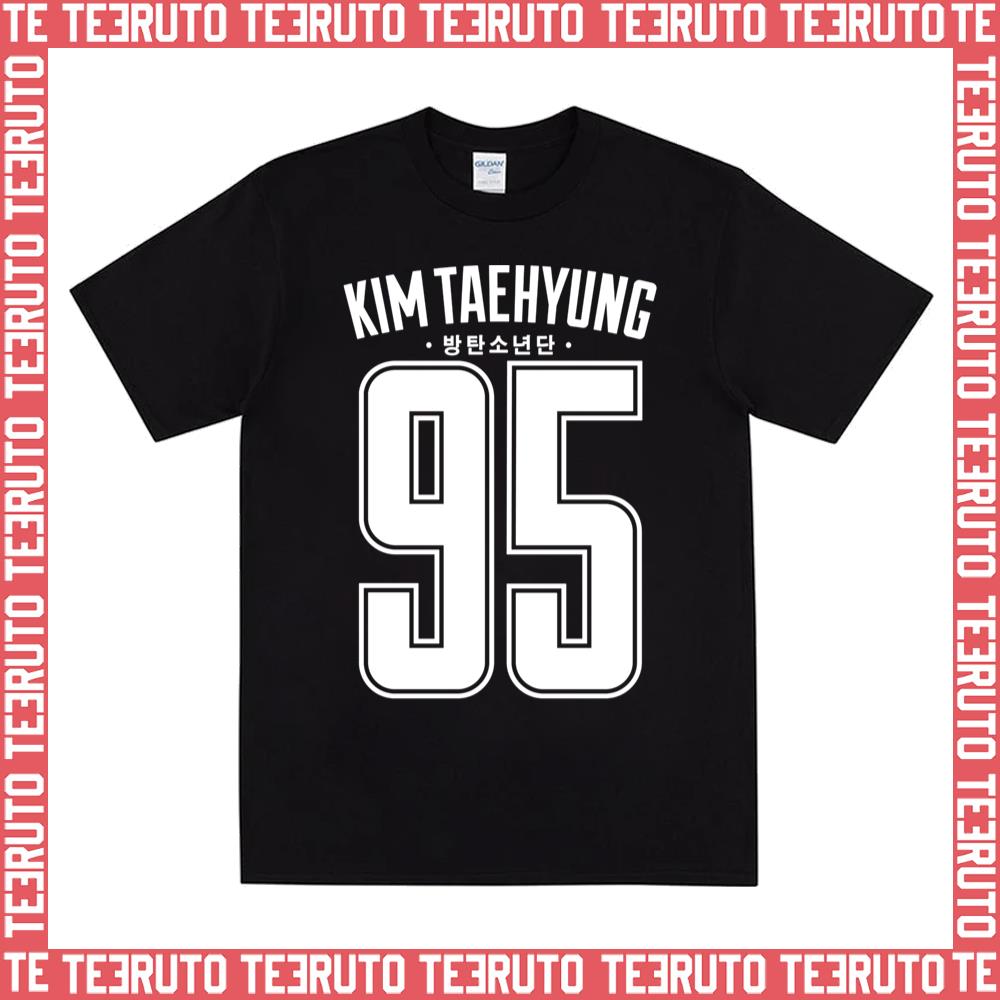 95 White Number V Kim Taehyung Bangtan Boys Bts Unisex T-Shirt