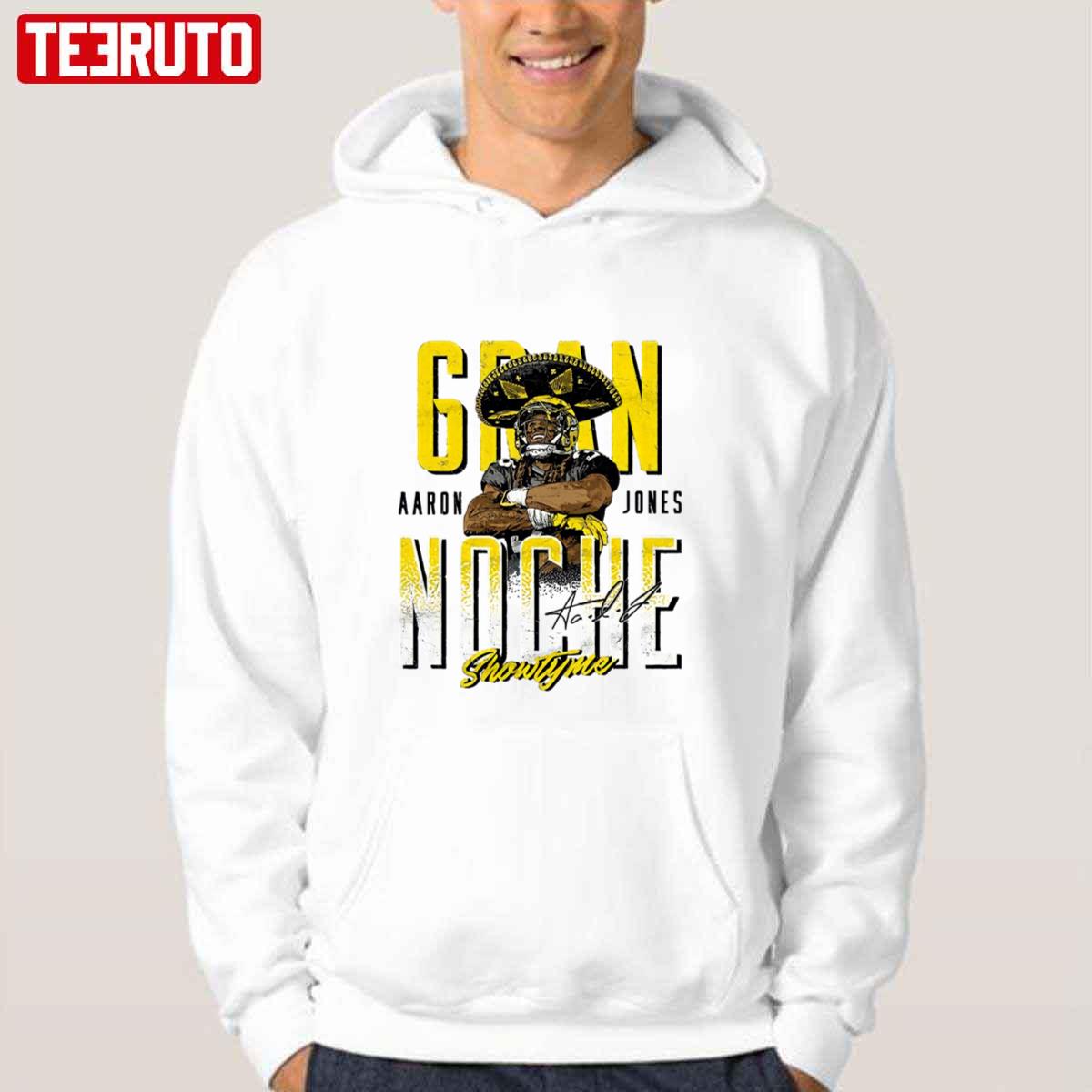 Aaron Jones Gran Noche Showtime Vintage Graphic Unisex Hoodie