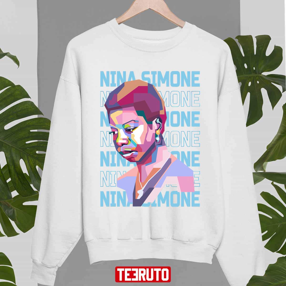 Abstract Nina Simone In Wpap Unisex Sweatshirt