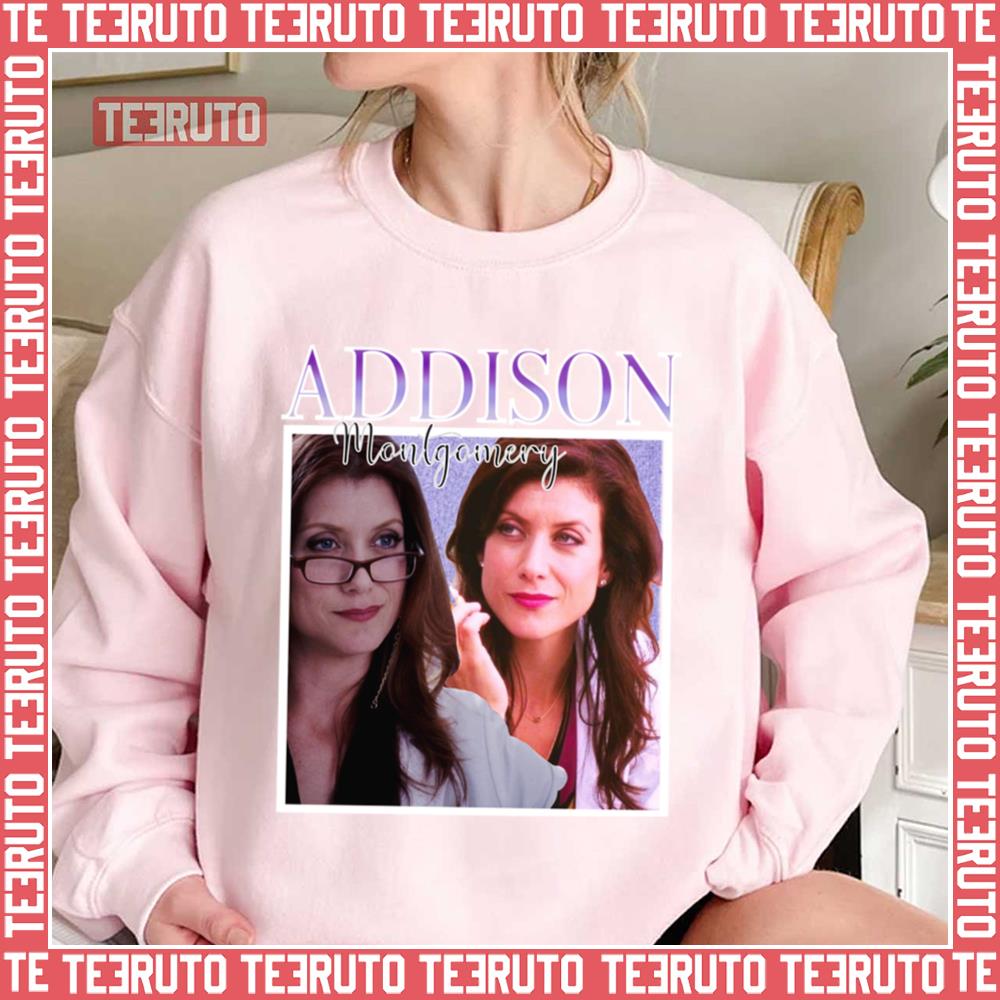 Addison Montgomery Vintage Style Greys Anatomy Unisex Sweatshirt