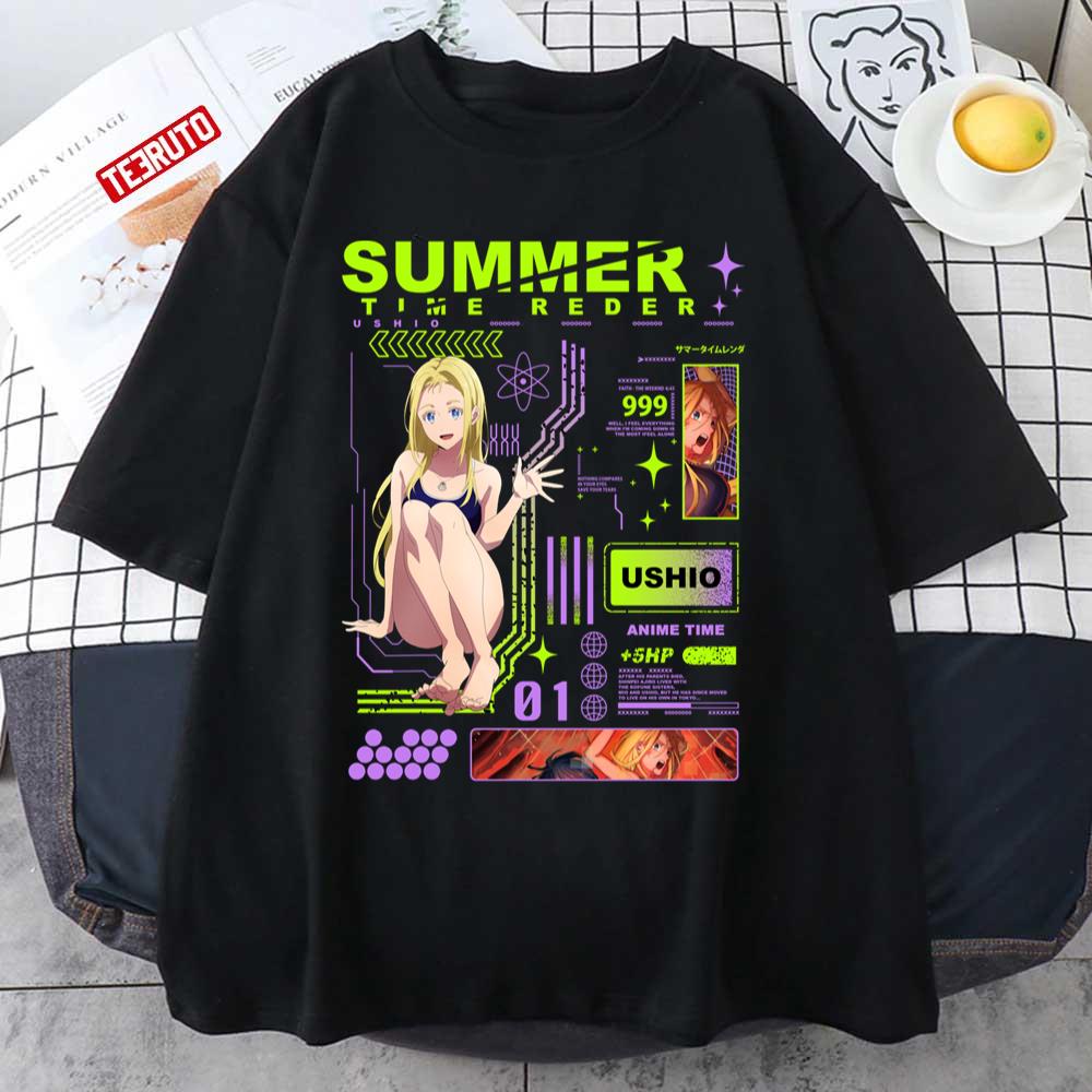 Aesthetic Anime Time Ushio Kofune Summer Time Rendering Anime Unisex T-Shirt
