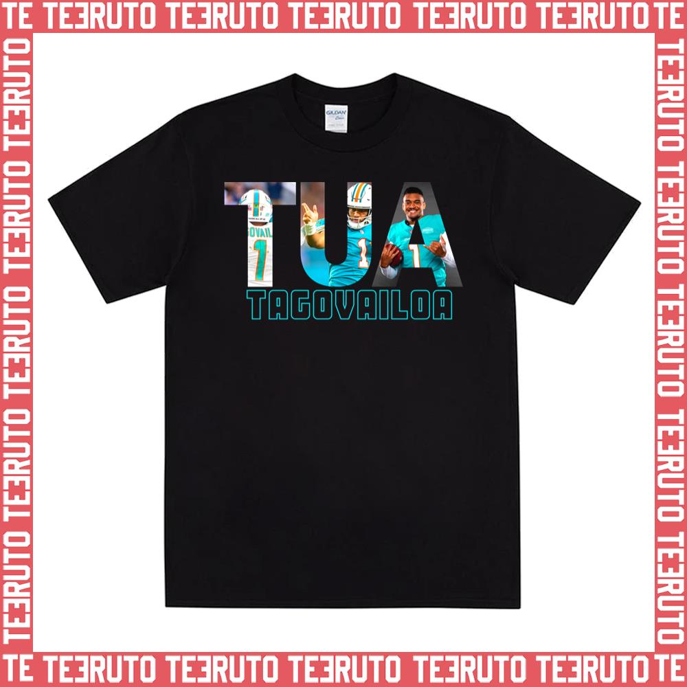 Aesthetic Design Miami Dolphins Tua Tagovailoa Text Unisex T-Shirt