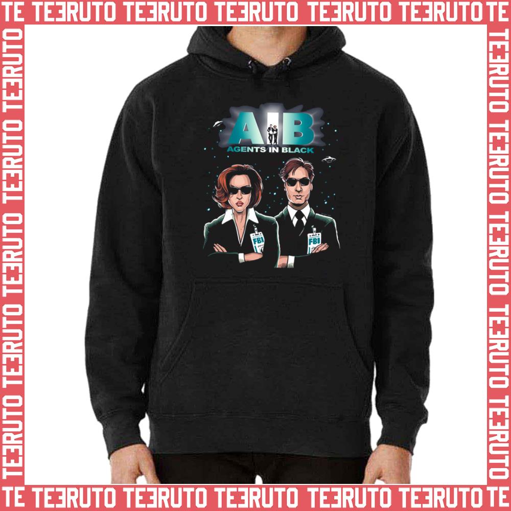 Aib Movie Art Agents In Black Premium Unisex Hoodie