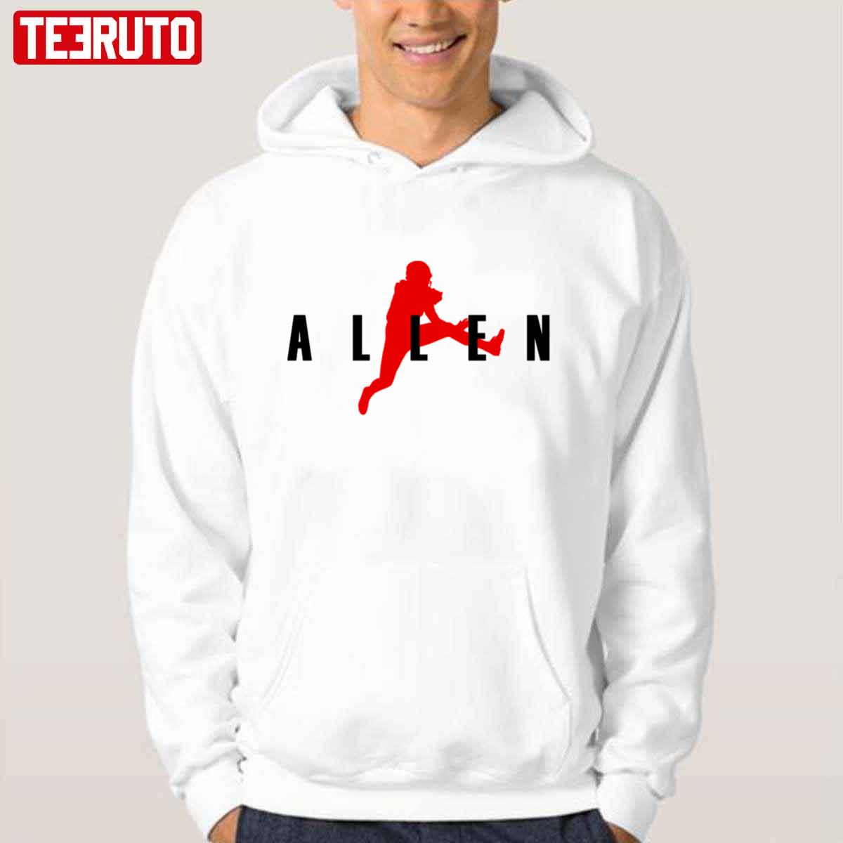 Air Allen Red Black Josh Allen Unisex Hoodie