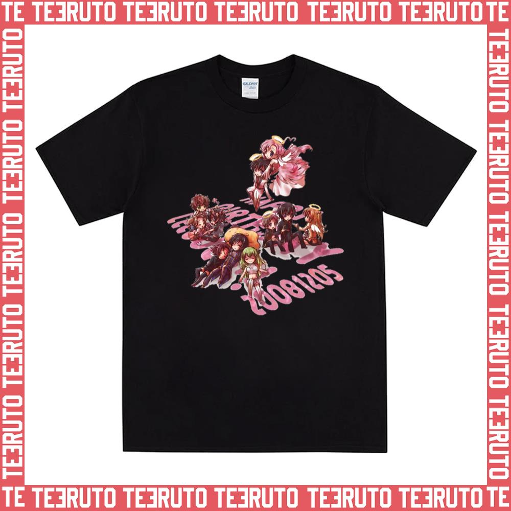 All Characters From Code Geass Anime Unisex T-Shirt