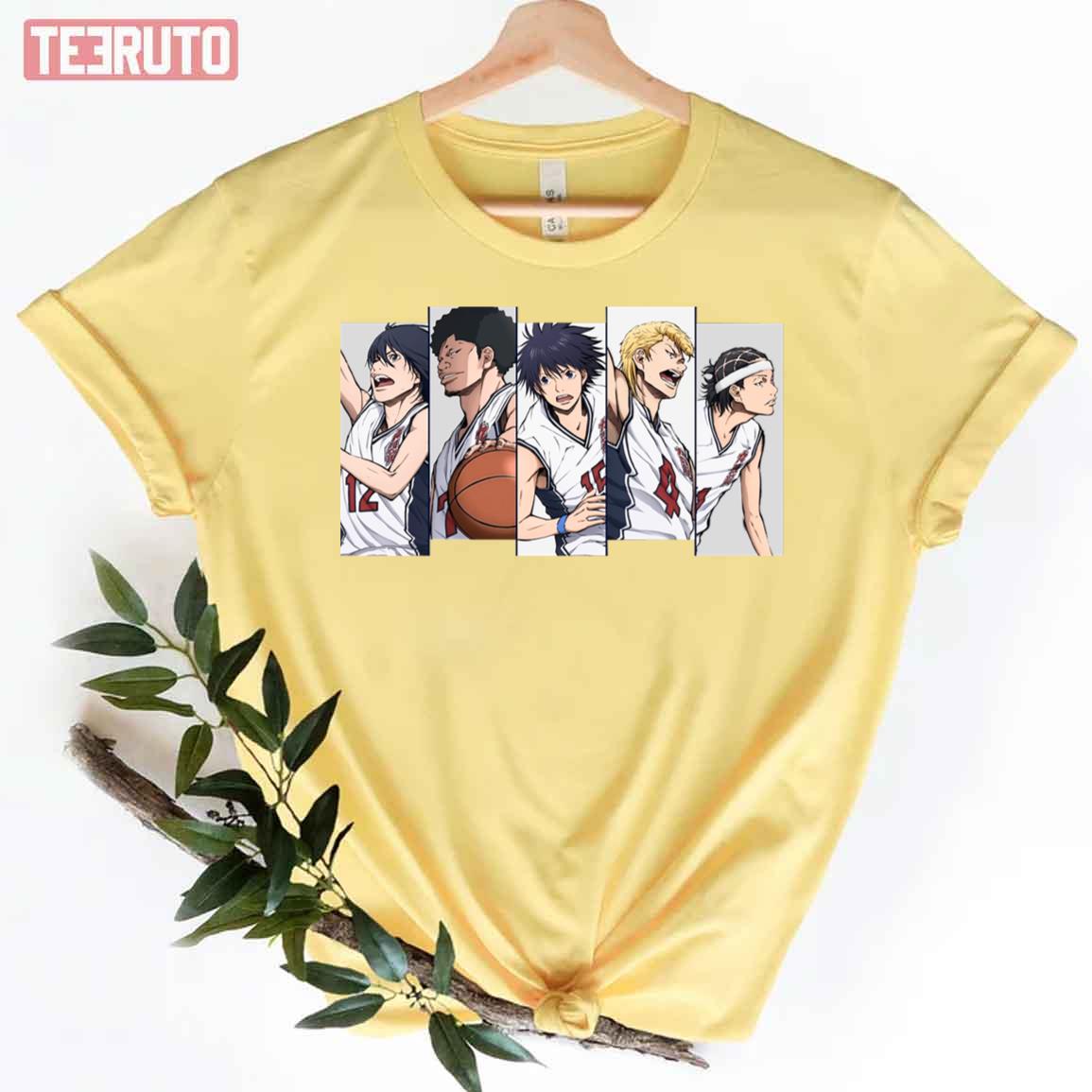 All Characters In Ahiru No Sora Basketball Manga Unisex T-Shirt