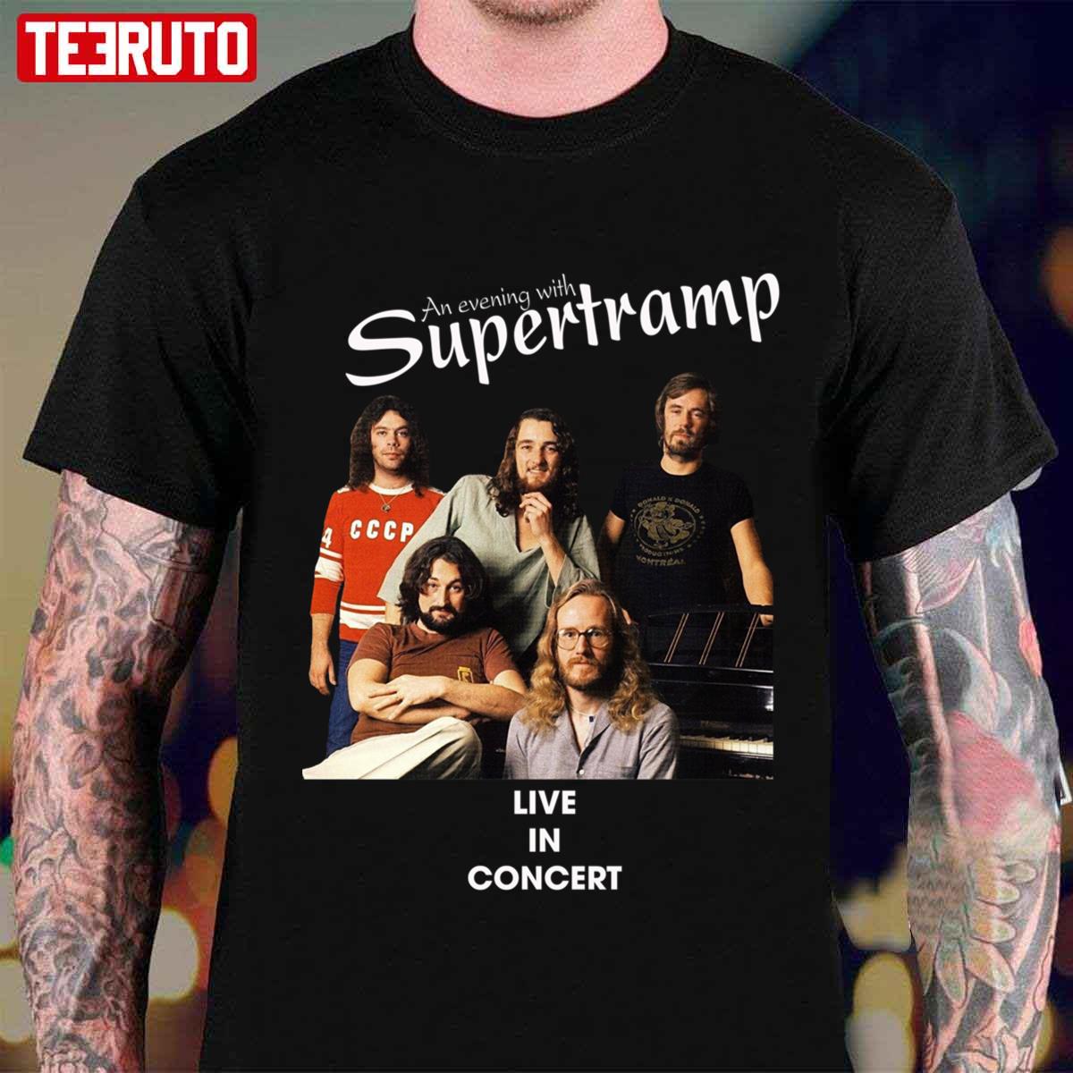 An Evening With Supertramp Art Unisex T-Shirt - Teeruto