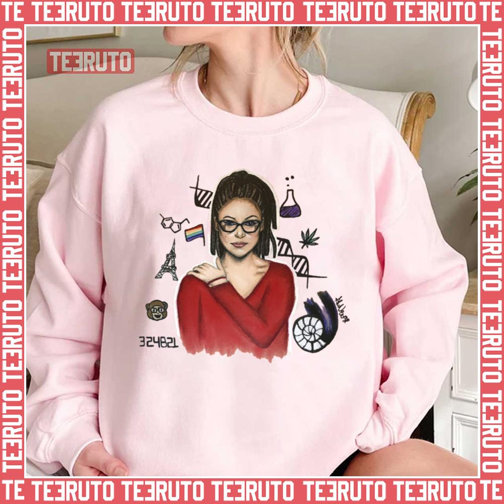 Animated Portrait Orphan Black Character Cosima Unisex Sweatshirt