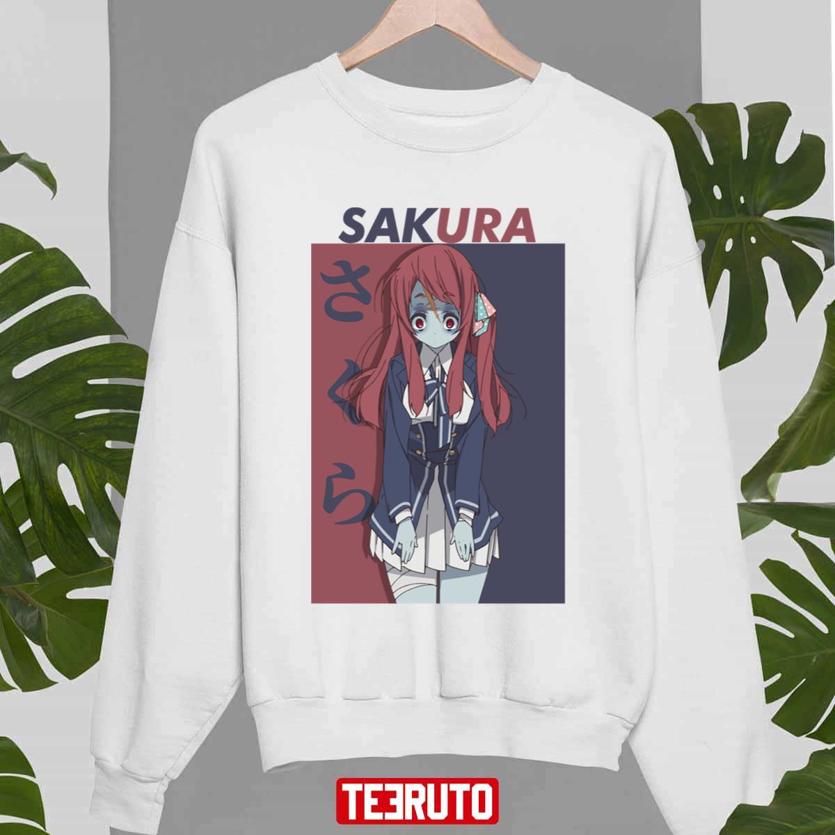 Anime Character Sakura Minamoto Zombie Land Saga Unisex Sweatshirt