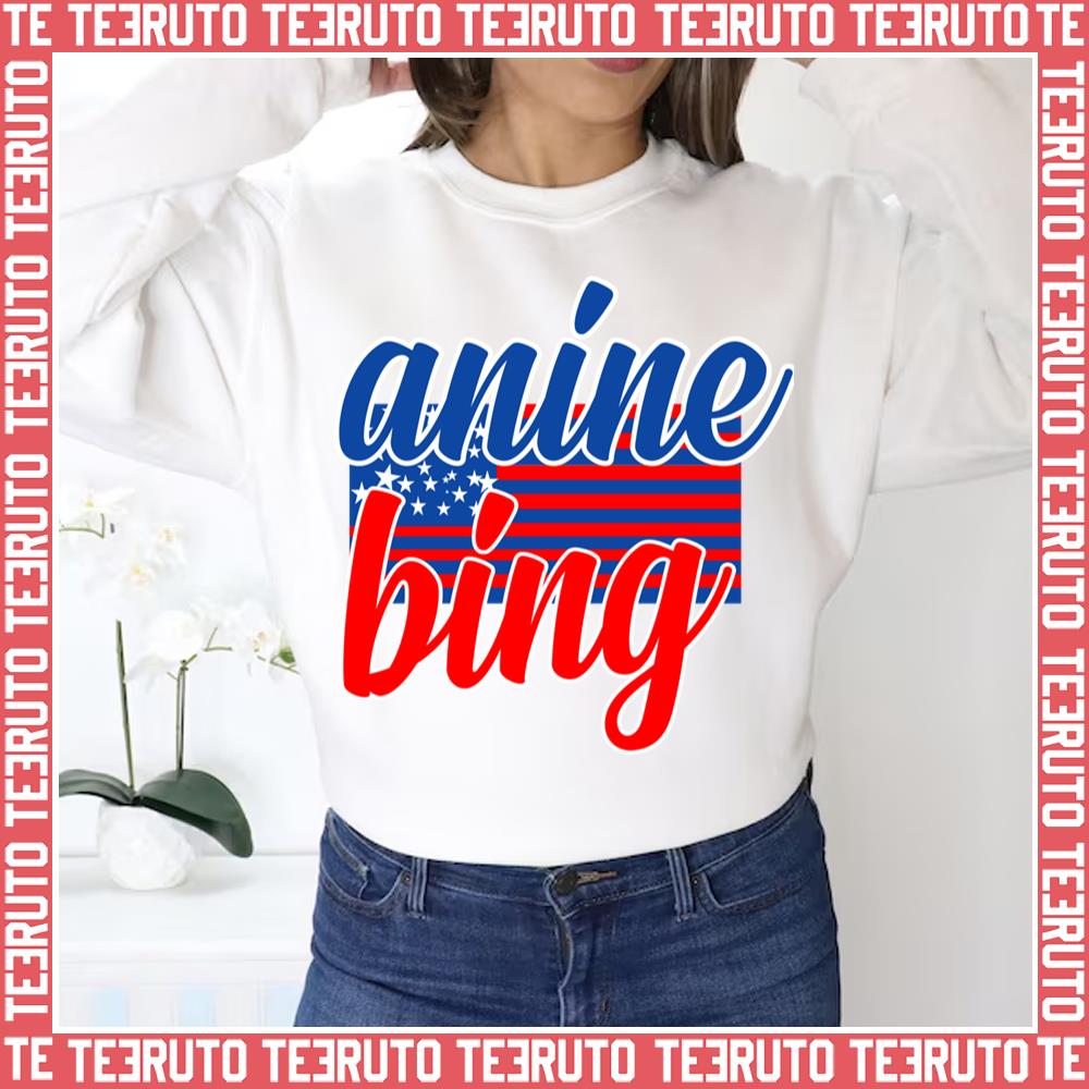 Anine Bing American Flag Unisex Sweatshirt