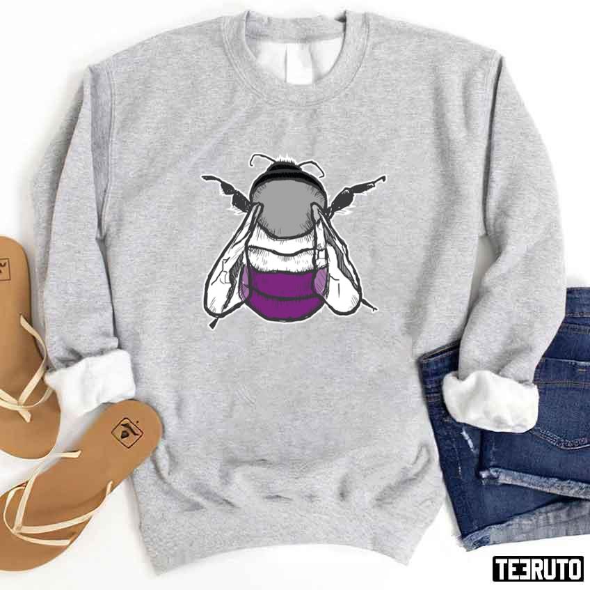 Asexual Bee Lgbtq Pride Month Unisex Sweatshirt