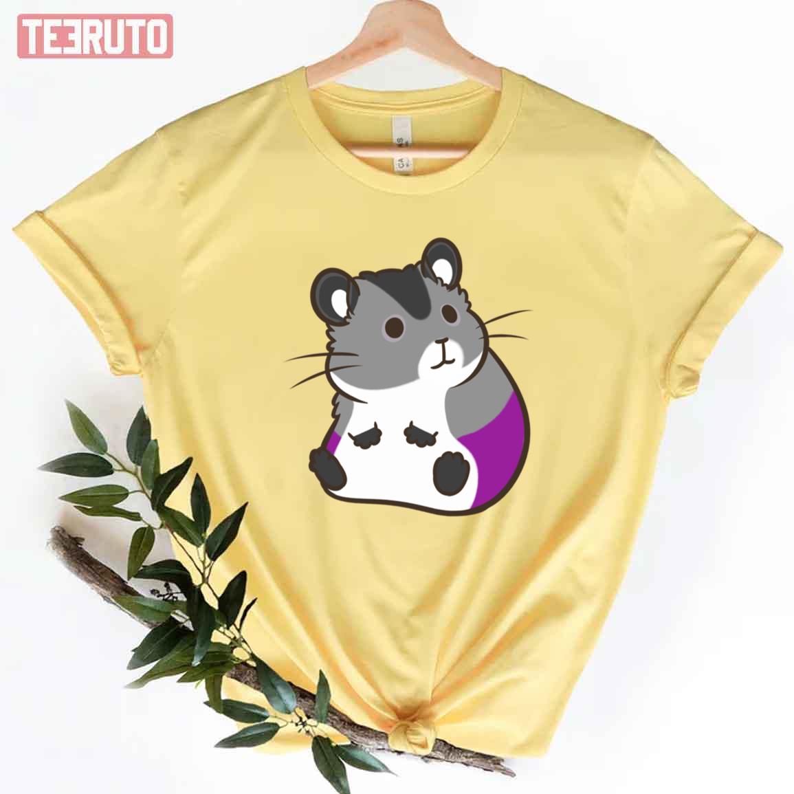 Asexual Lgbtq Pride Month Pride Hamster Unisex T-Shirt