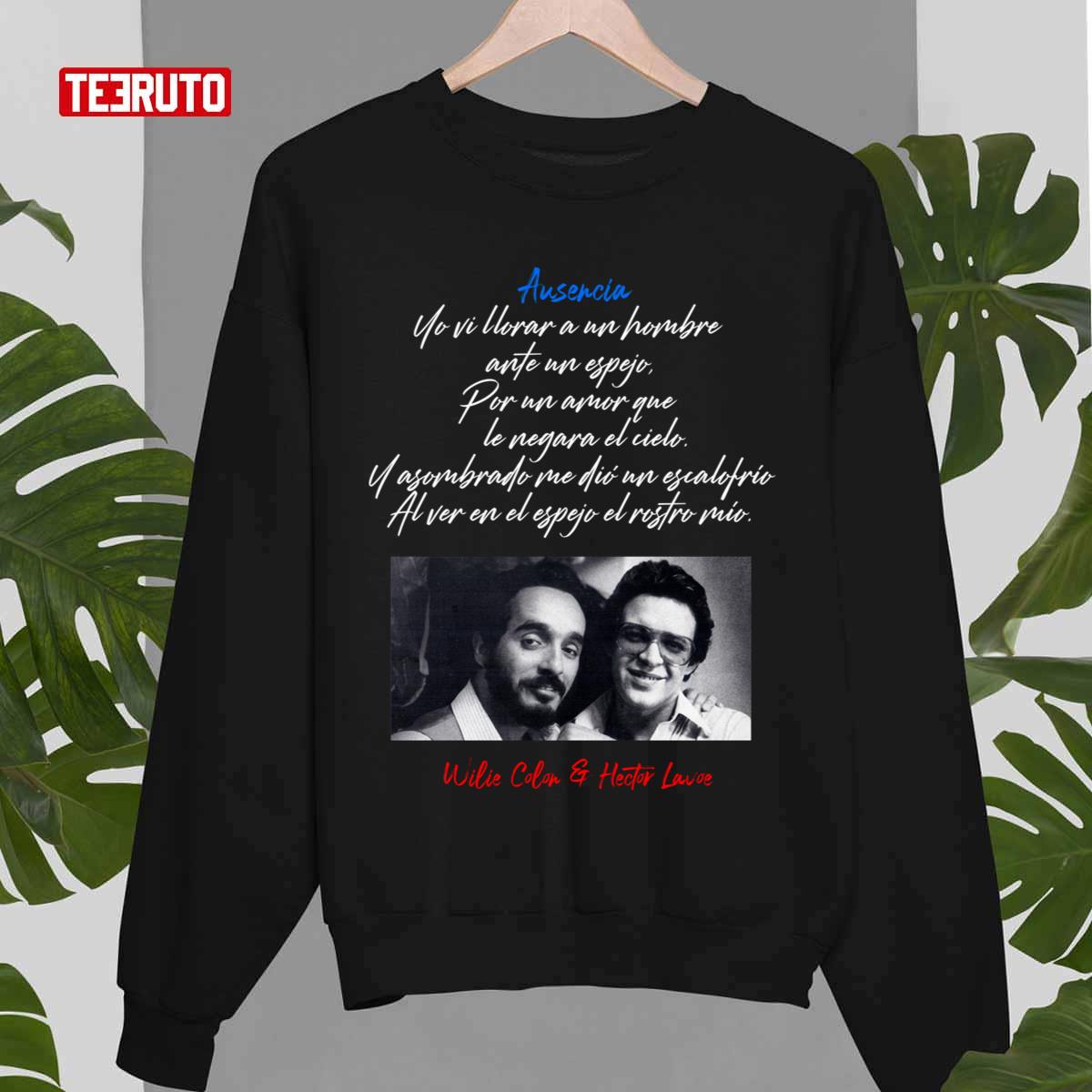 Ausencia Willie Colon Hector Lavoe Vintage Retro Graphic Unisex Sweatshirt