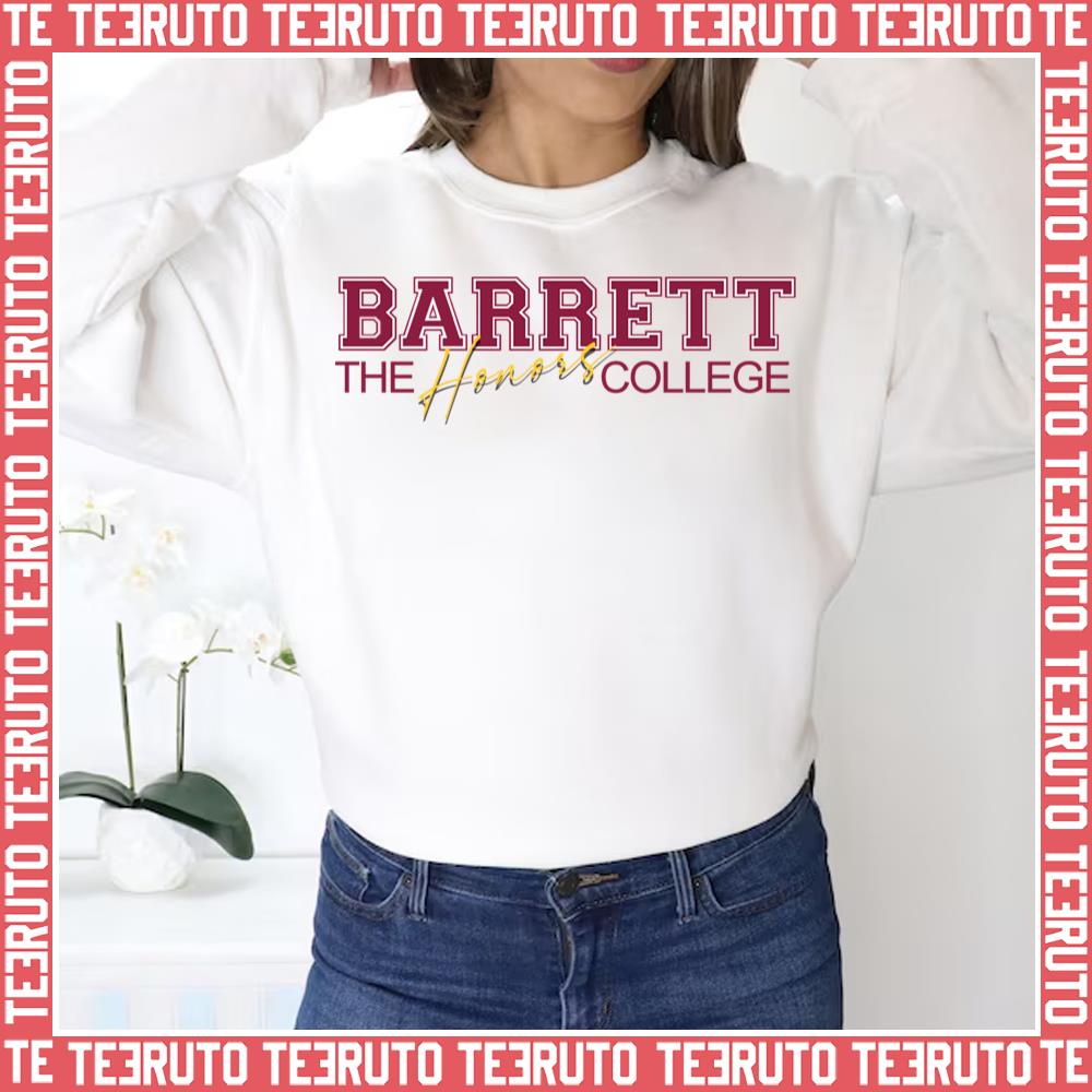 Barrett Honors College Red Logo Unisex Sweatshirt