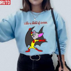 Batfink Like A Shield Fitted Unisex Sweatshirt