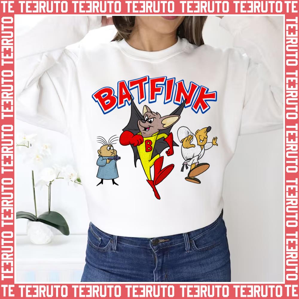 Batfink The Bat Superhero 60s Cartoon Character Unisex Sweatshirt