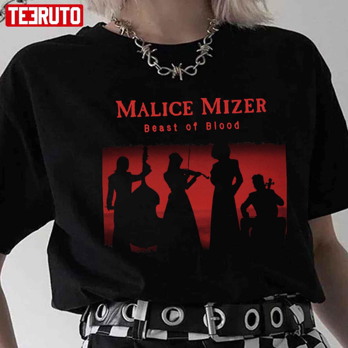 Beast Of Blood Malice Mizer Retro Vintage Unisex T-Shirt