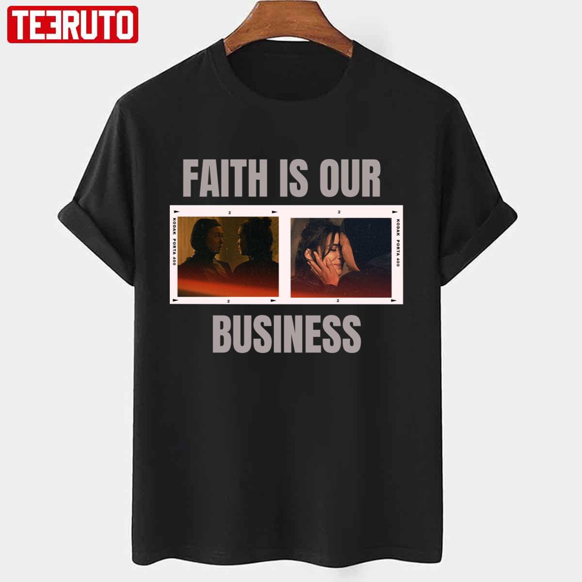 Beatrice And Ava Kristina Tonteri Young Warrior Nun Faith Is Our Business Unisex T-Shirt