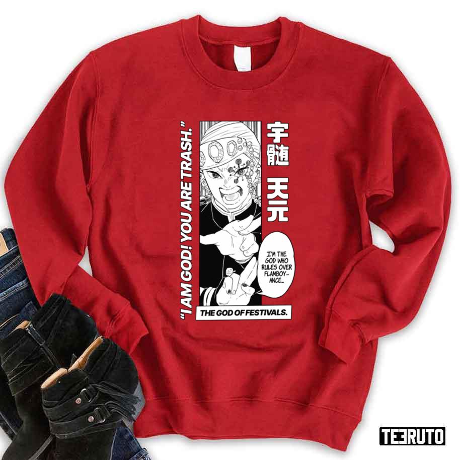 Believe Strong In Battle God Of Festivals Tengen Uzui Demon Slayer Entertainment District Arc Unisex Sweatshirt