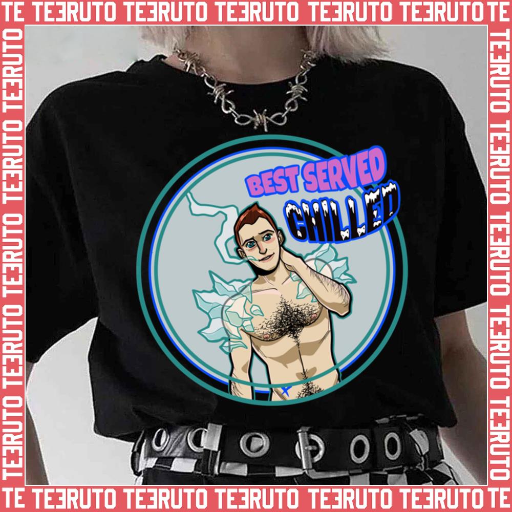 Best Served Chilled Iceman Marvel Unisex T-Shirt