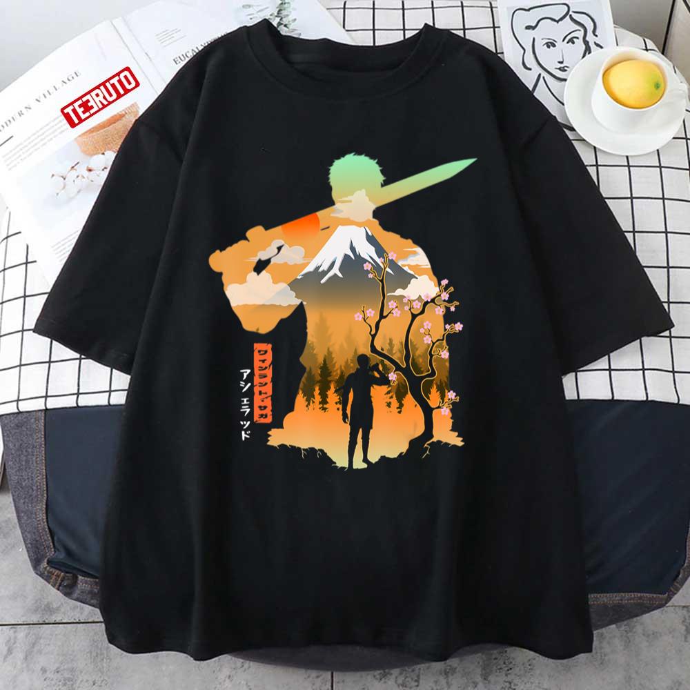 Best Silhouette Retro Vinlands Design Arts Sagas Unisex T-Shirt