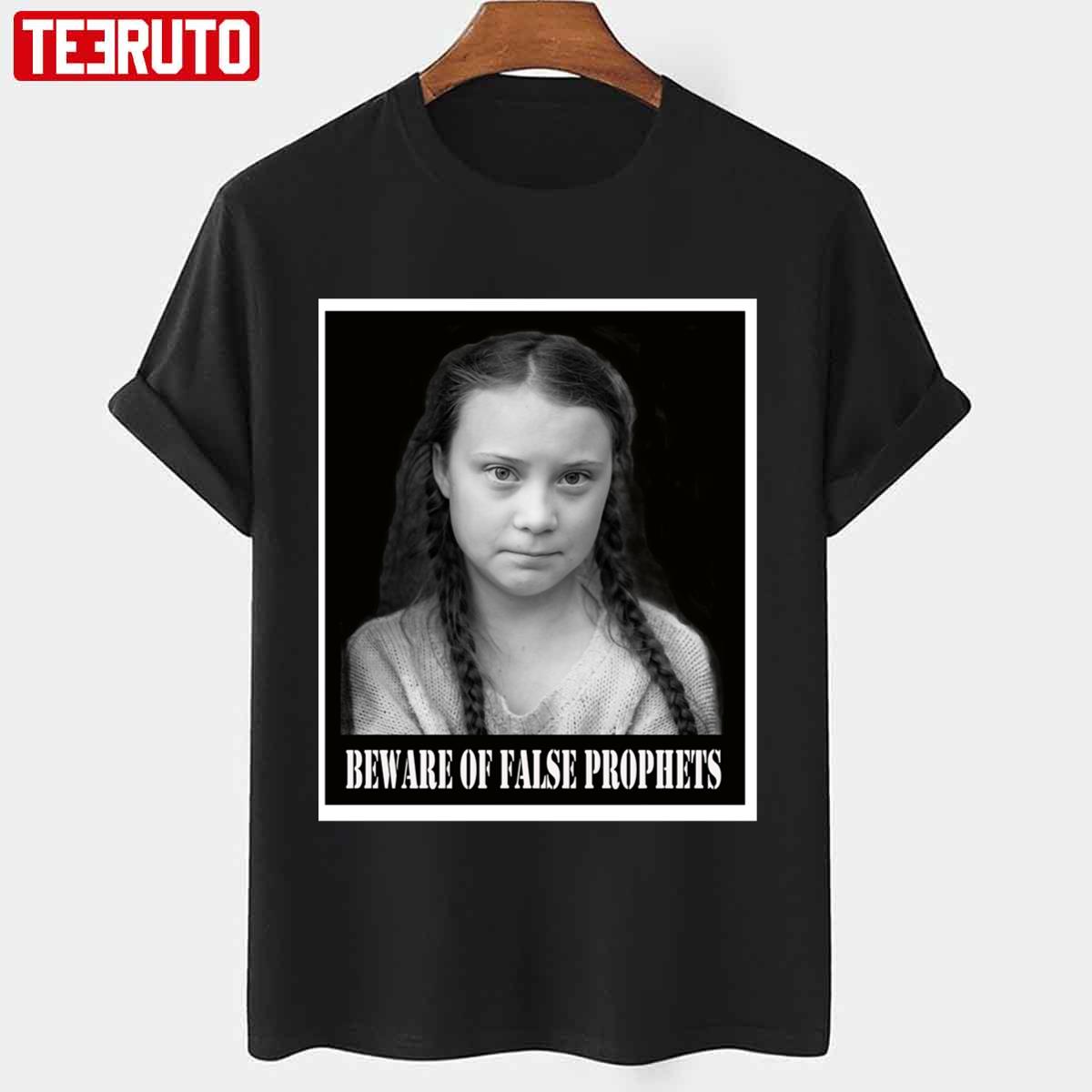 Beware Of False Prophets Vintage Retro Greta Thunberg Unisex T-Shirt