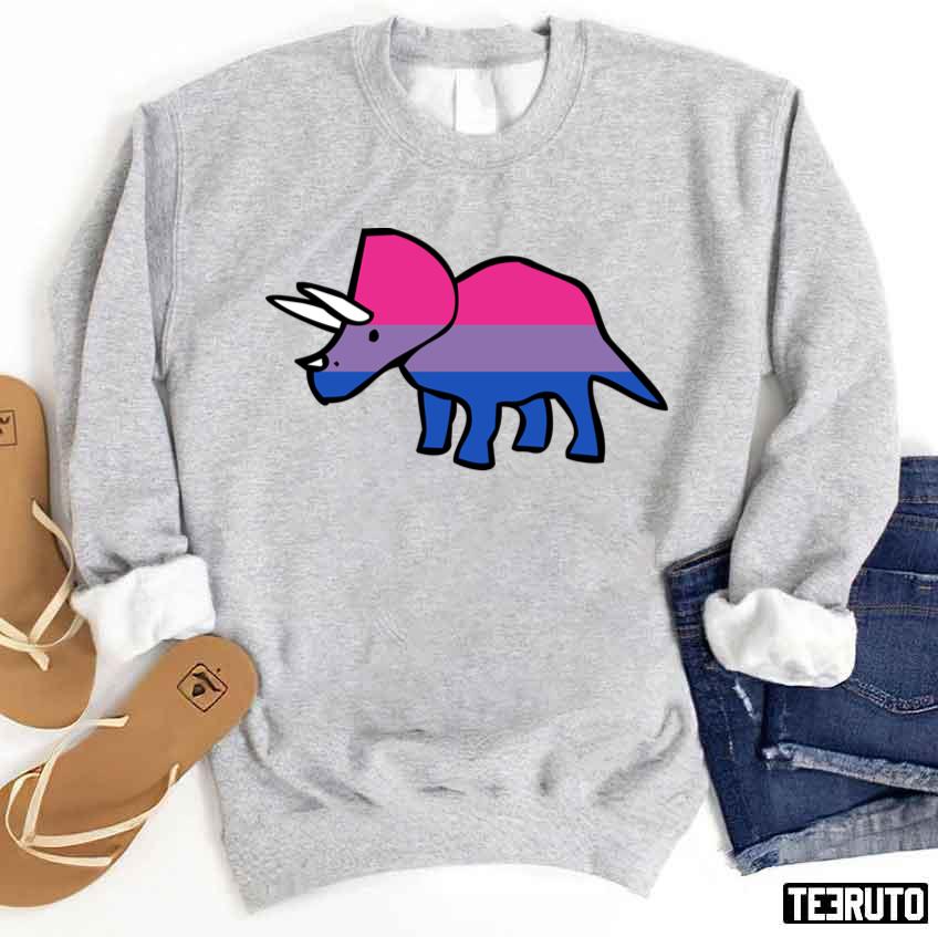 Biceratops Bisexual Triceratops Lgbtq Pride Month Unisex Sweatshirt