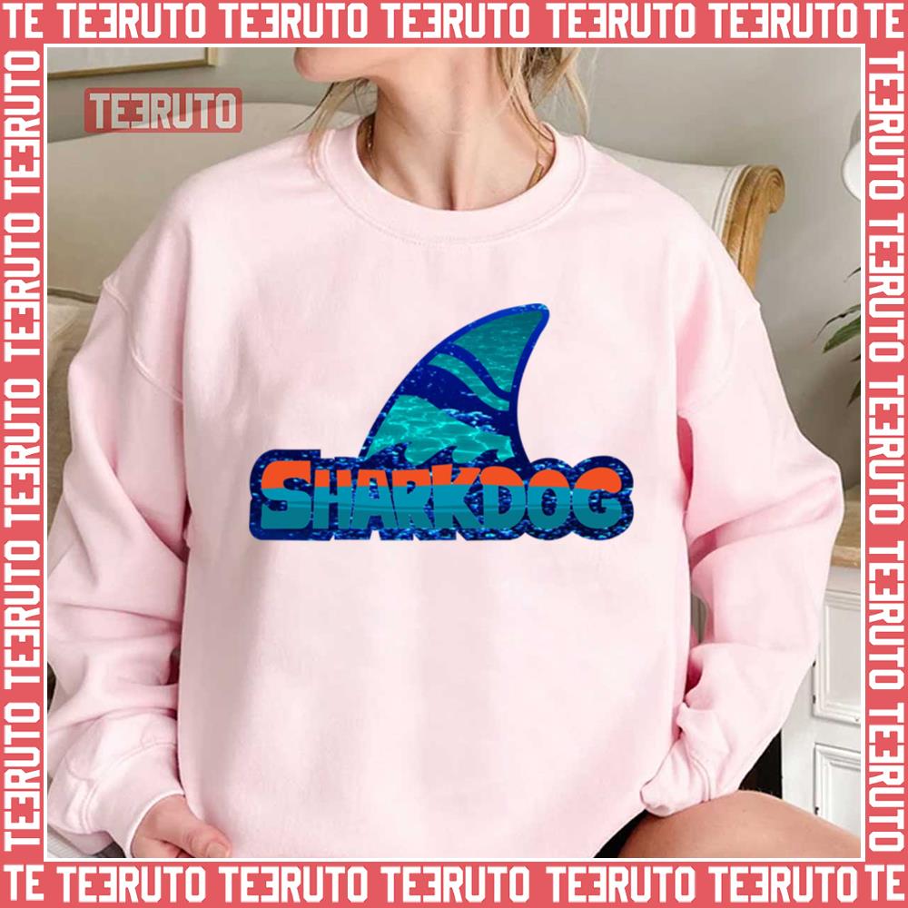 Big Shark Fin Logo Little Sharkdog Unisex Sweatshirt
