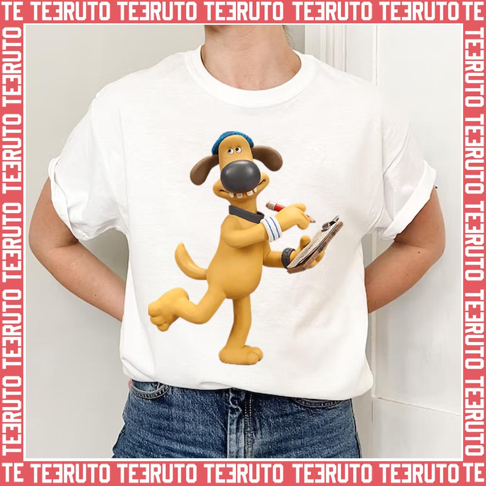 Bitzer Mencatat Dan Senyum Shaun The Sheep Unisex T-Shirt