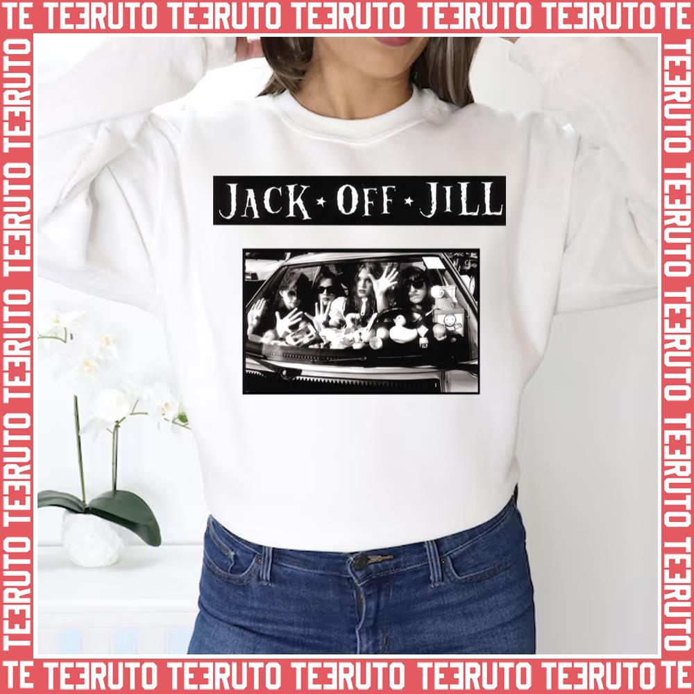 Black Band Art Jack Off Jill Unisex Sweatshirt