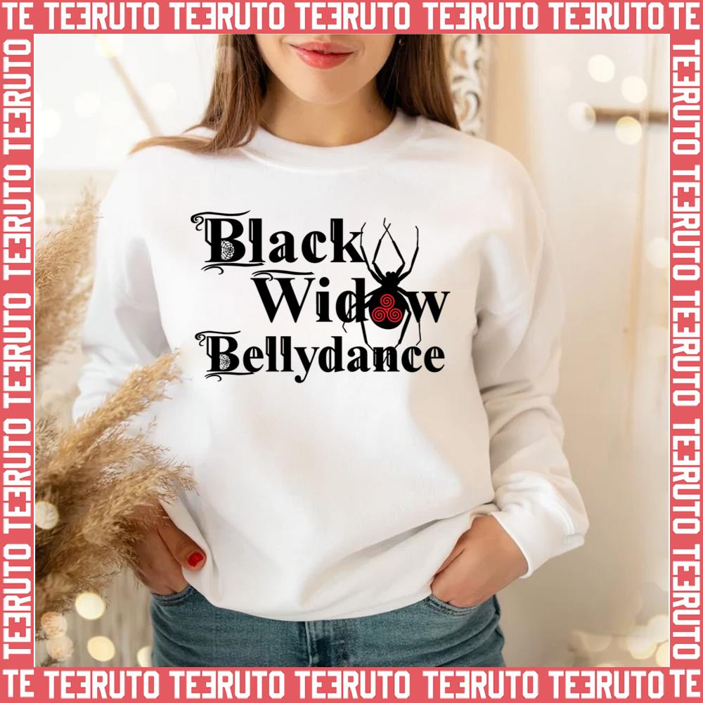 Black Widow Bellydance Unisex Sweatshirt Teeruto