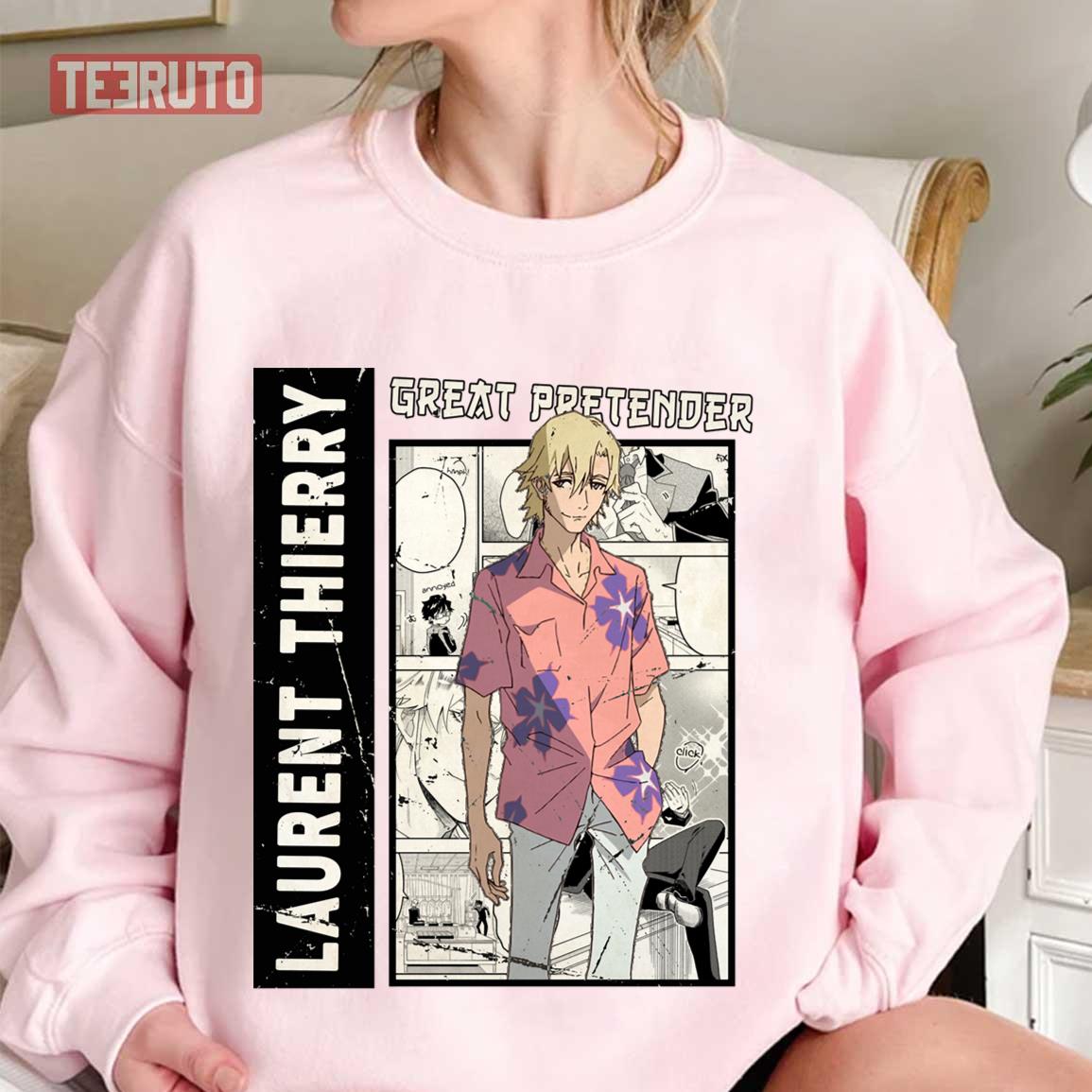Blond Hair Laurent Thierry Great Pretender Anime Unisex Sweatshirt