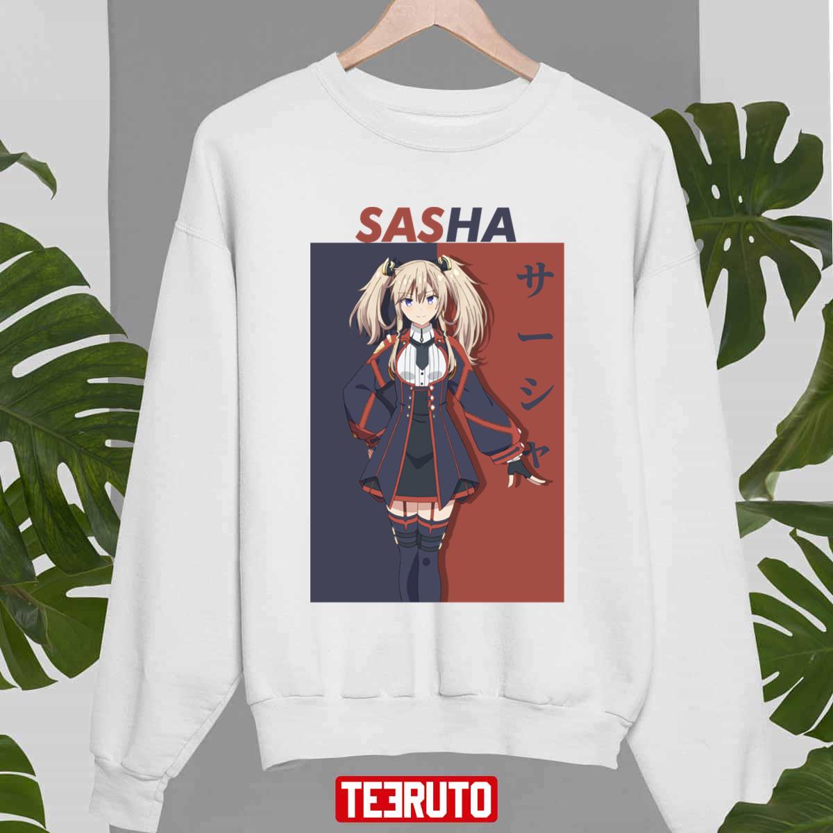 Blond Hair Sasha Necron The Misfit Of Demon King Academy Unisex Sweatshirt