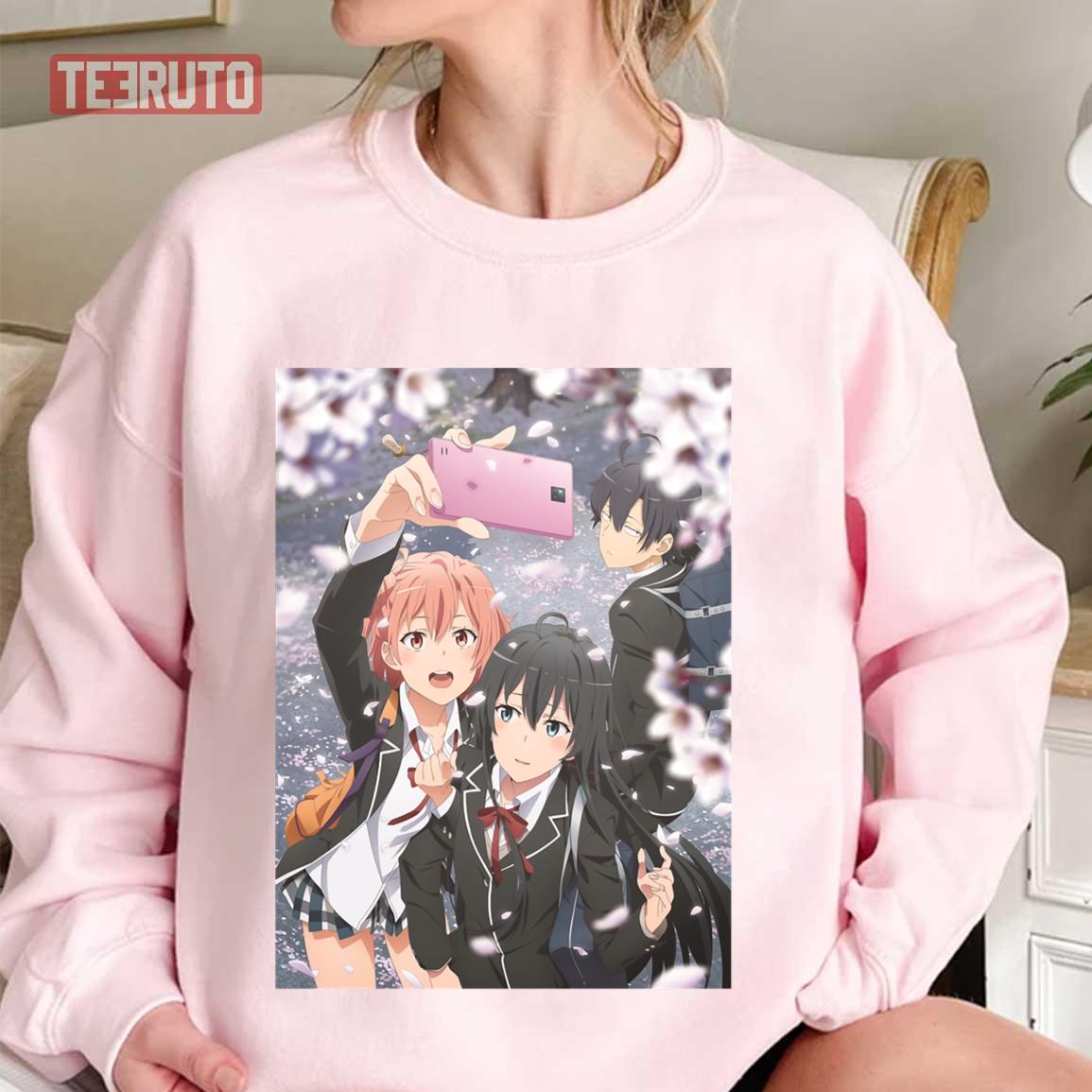 Boy Who Loves Oregairu My Youth Romantic Poster Art Unisex Sweatshirt