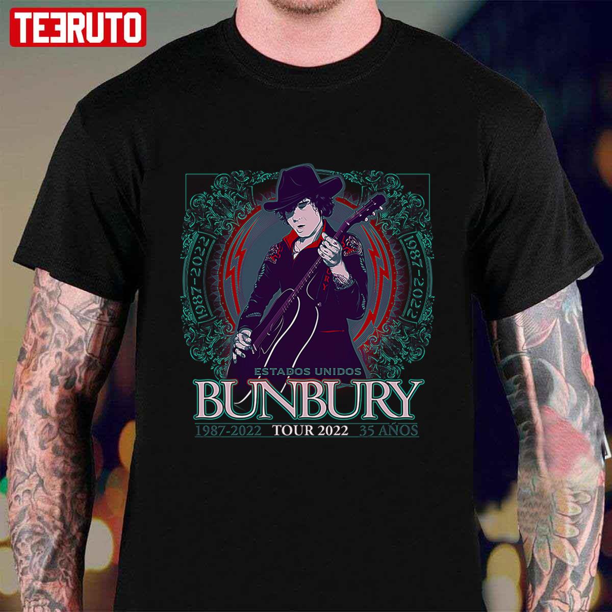 Bunbury World Tour 2022 Enrique Bunbury Unisex T-Shirt
