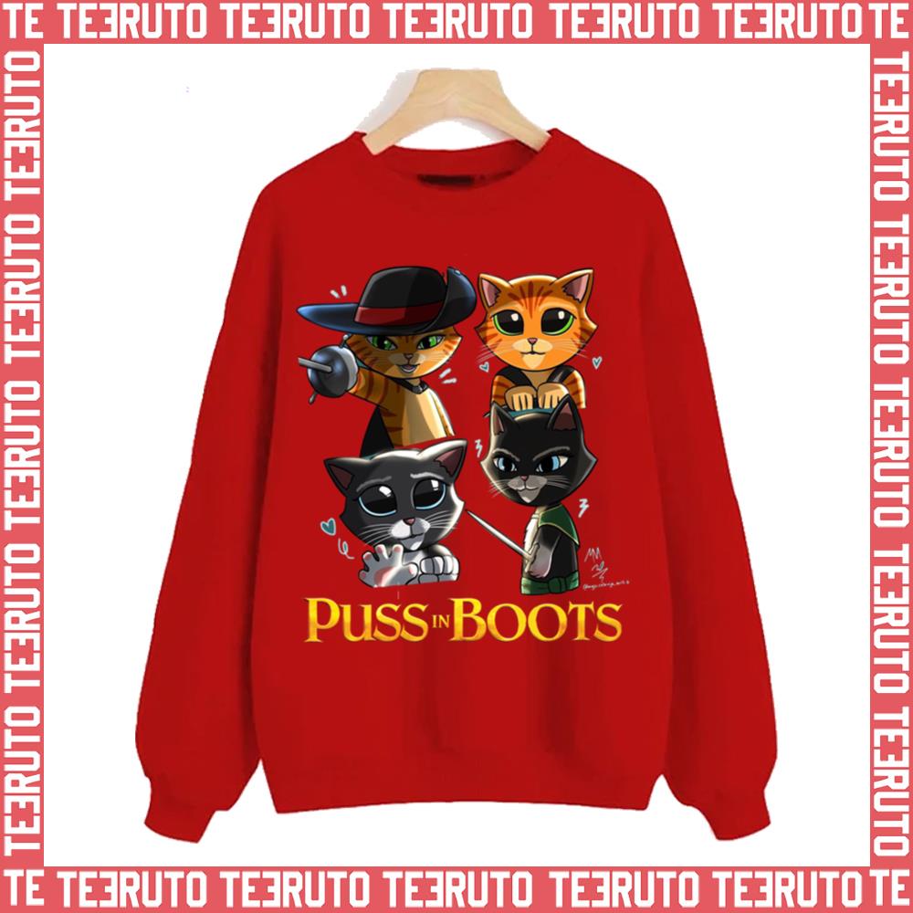 Cartoon Version 2023 Puss In Boots 2 Unisex Sweatshirt