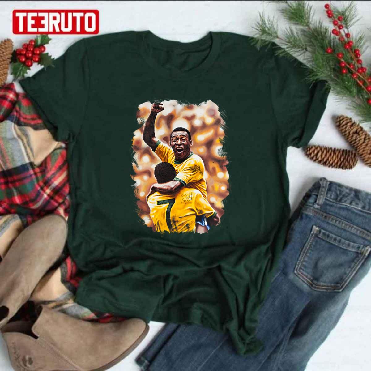 Celebrating Pelé Brazil Unisex T-Shirt
