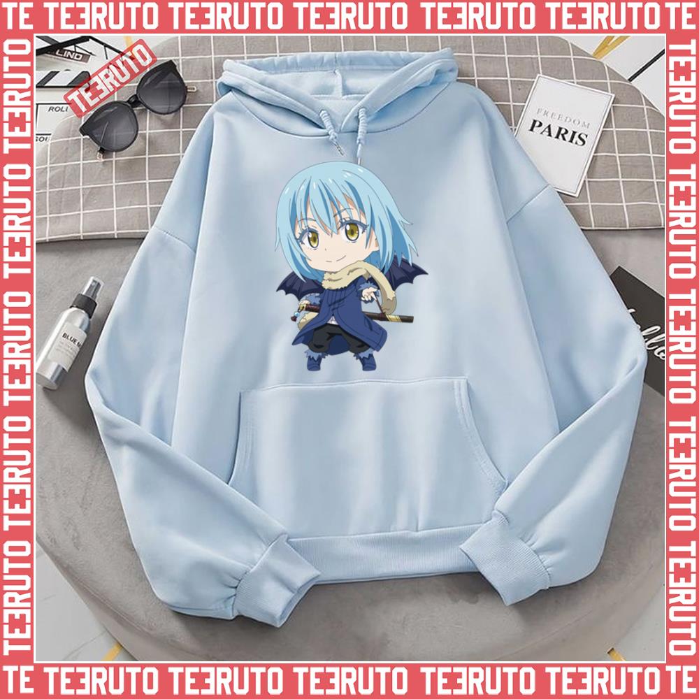 Chibi Rimuru Tempest With Bat Wings Tensei Shitara Slime Unisex Hoodie