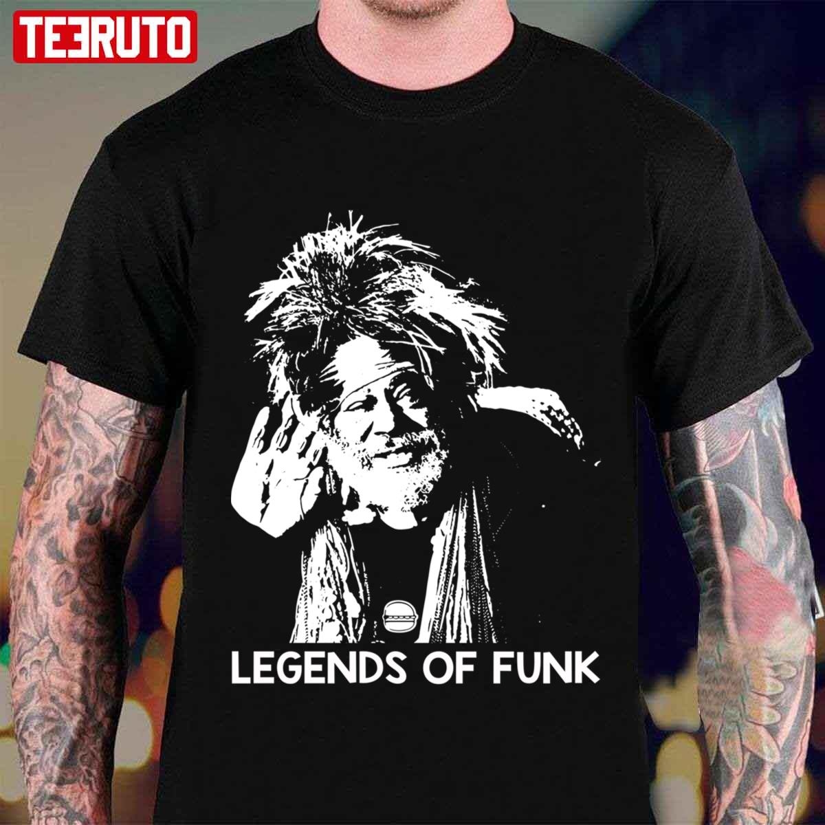 Color Art Legends Of Funk George Clinton Unisex T-Shirt