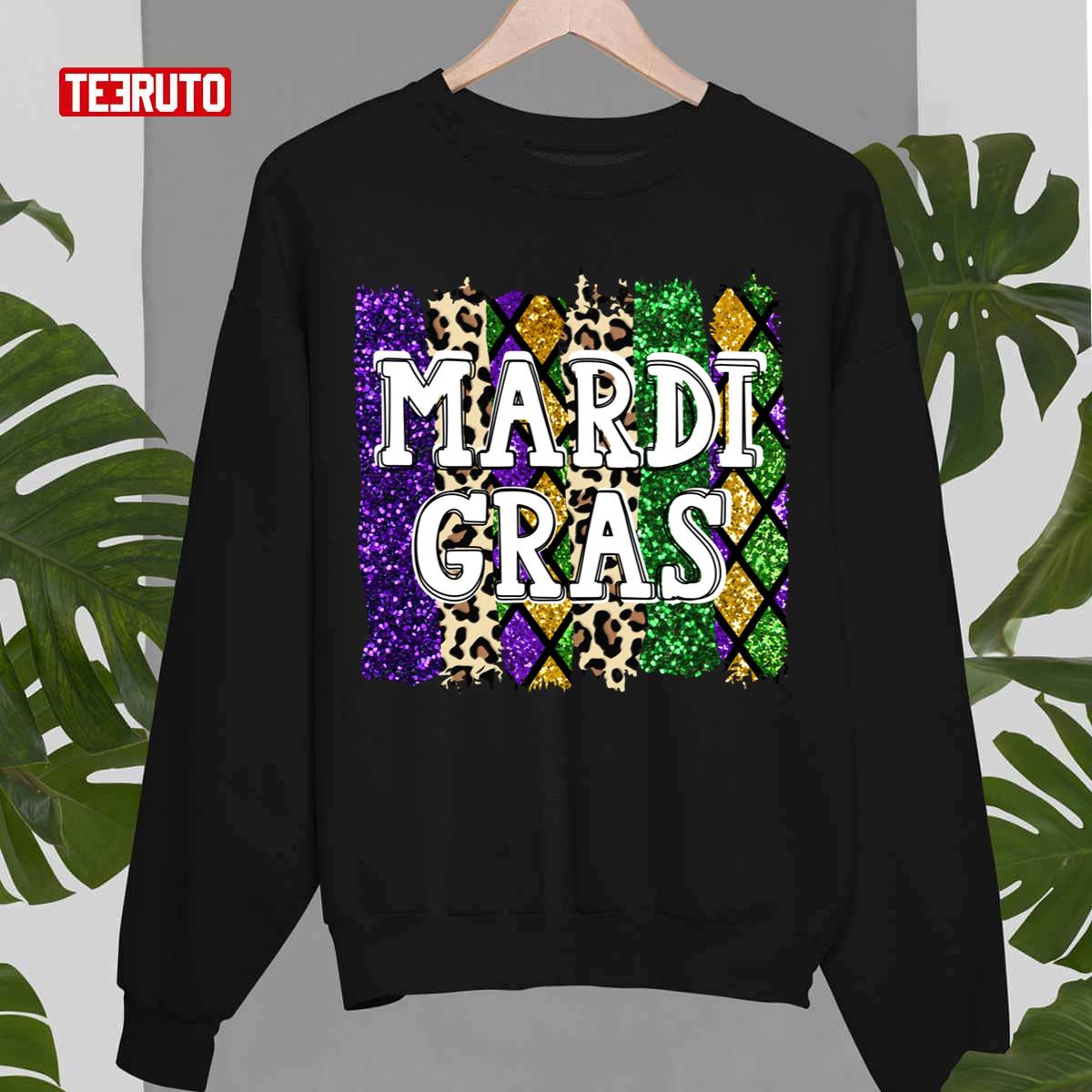 mardi gras sweat suit