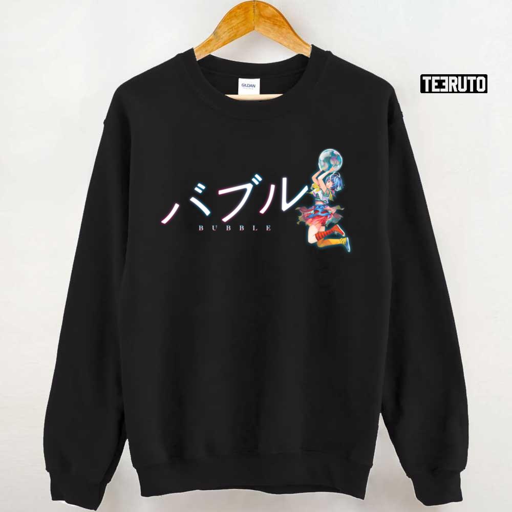 Coloring Cartoon Bubble Japanese Anime Unisex TShirt Teeruto